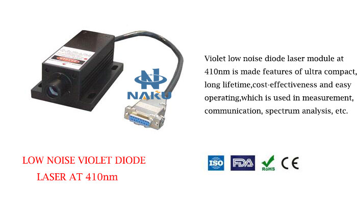 410nm Low Noise Violet Blue Laser 1~300mW